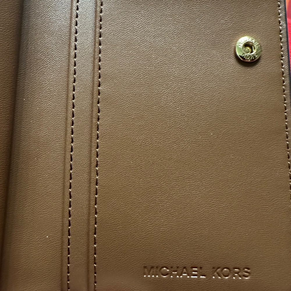 🤎🤎NWT Michael Kors Jet Set large Brown signature Wallet🤎🤎 - Picture 11 of 16